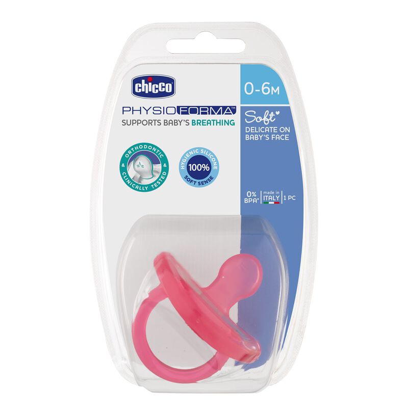 Soft Pacifier (0-6m) (Pink) (1 Pc) image number 0